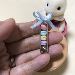 ミニチュアマカロン（ブルー）