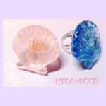 キラキラシェル♡リング