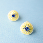 ＜Stella～遊び好きの星～＞刺繍ピアス◎春色の星◎2way★ロングポスト/アレルギー対応変更可能 