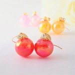 破格SALE✨ガラスドームのりんごピアス🍎