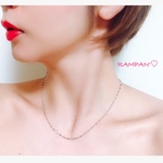 シルバー 華奢デザイン ネックレス