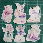 【送料無料】フレークシール26(夢かわ少女)【特殊印刷】