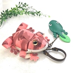 カエルポーチ＊おたまじゃくしのネームタグ