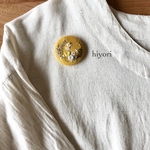 刺繍ブローチ
