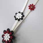 お花ネックストラップ★白色