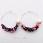  *fuwafuwa* ポンポンピアス