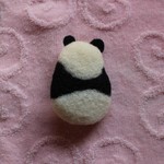 羊毛＊パンダさんのブローチ３🐼