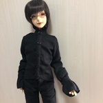 【10%OFF】(SD13少年)プリンスブラウス(黒)