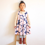 josse"マルチサークルエプロンワンピース/ブロードコットン（Sサイズ：110-120）（Mサイズ：120-130）【受注製作】