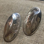 90’s vintage silver pierces /OVAL