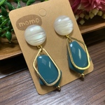 大人可愛い！春色大ぶりピアス・イヤリング♡(ターコイズ)
