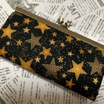 ⭐️星柄⭐️がま口シンプル長財布⭐️