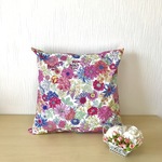 華やかフラワー クッションカバー ピンク