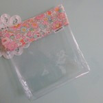 SALE!リバティビニコの縦長クリアポーチM＊パッチワーク