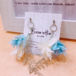 結婚式 紫陽花ピアス【‪Hydrangea Flower series】﻿﻿﻿﻿﻿﻿﻿﻿ 