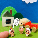 あみぐるみ＊にわとりさんに変身