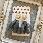 【再販✩.*˚】グレータッセル✱大人上品ピアス