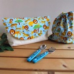 ライオンくん☆お弁当入れ＆コップ袋（ｓ）セット/入園・入学