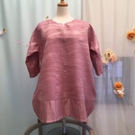 ピンクのチュニック　着物リメイク