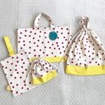 オーダー品 marutosannka様☆赤ドット4点セット