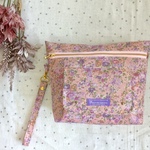 ✨SALE✨リバティ ティタム（アンティークパープル）のコンパクトおむつポーチ♡