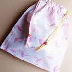 体操服袋(フラミンゴ ピンク色)