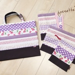 【S様オーダー品】入園グッズ　ストロベリー・ボーダー