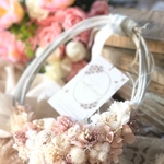 さくら色オーバルリース