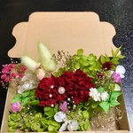 真紅の赤母の日カーネーションハーバリウム花材セット