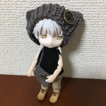 ネコミミ帽子とバッグチャコール