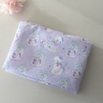 残り一点*移動ポケット*ネコちゃん*パープル*水玉*ポケットティッシュケース