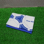 【再販】サッカーボール柄の移動ポケット (ブルー)