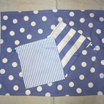 給食袋とナプキンとコップ入れ（マチ付き）