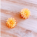 ふんわりタンポポ【antique color】＊イヤリング/ピアス