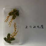 iPhone 押し花スマホケース 訳あり品