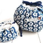 ▼１点物▼Colon巾着(大)&Mini Colon巾着SET！ 