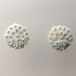 201◇ぽっぷこーん◇水色.刺繍ピアス/イヤリング