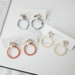 カラーフープ×ビジュー2WAY ﾋﾟｱｽ（ｲﾔﾘﾝｸﾞ）   (135