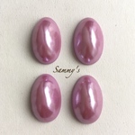 パールカボション オーバル ピンク 24mm 4個set