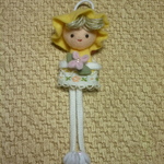 フェルトの花レース人形