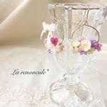 Flower  wreathe❁cute  pink×purple