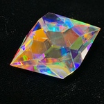 虹の結晶 ビビッド六方晶系オブジェ PWH-002