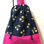 SALE！チェリー柄の体操服袋