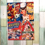 デザインペーパー♡A4サイズ   レトロアニマル   10枚セット  
