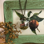 〔再販〕草原の馬とミモザのネックレス