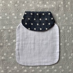赤ちゃんの背中に♡ 汗取りパッド 《ドット 濃青》