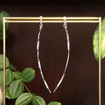 ツイストスティック シンプル イヤリング(ノンホールピアス)
