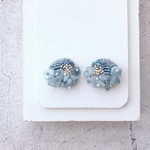 ふんわり (aquamarine)ピアス・イヤリング　