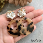  【no.188】パール×べっ甲+*.ピアス
