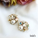   【no.191】swarovskiの一粒ピアス